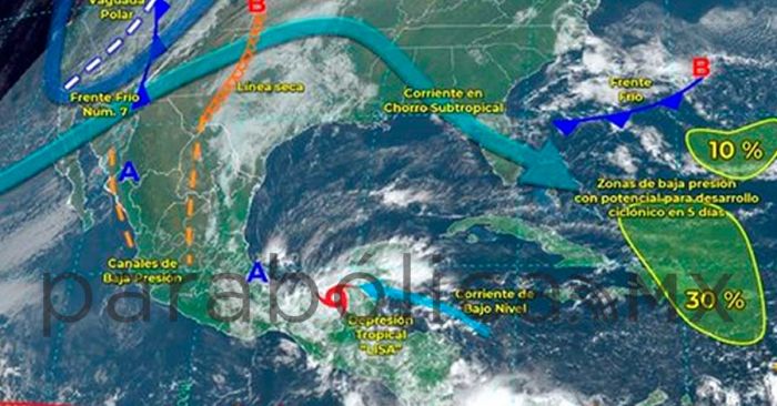 Provocará huracán “Lisa” intensas lluvias en el sureste de México