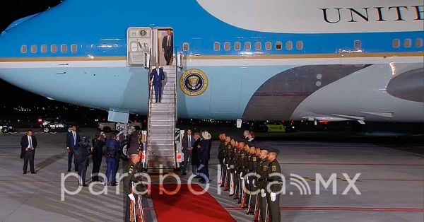 Aterrizan Biden y el Air Force 1 en el AIFA