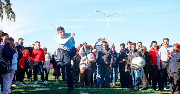 Entrega Ayuntamiento de Puebla Parque Juego de Pelota de La Resurrecci&oacute;n
