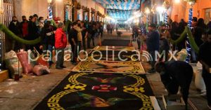 Obtiene Huamantla el Récord Guinness por el tapete de aserrín más largo del mundo