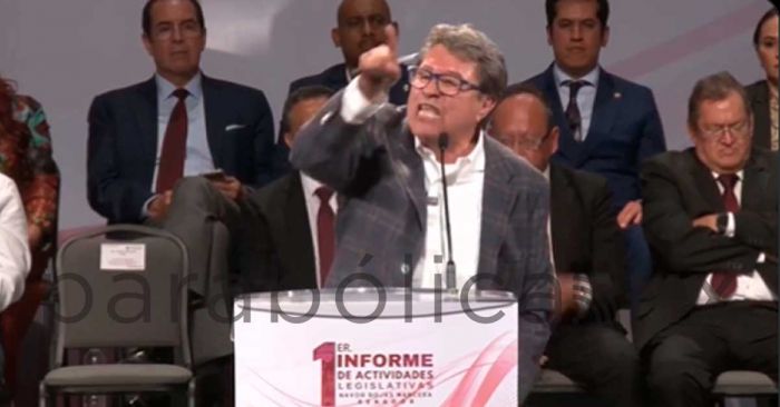 &ldquo;Lo &uacute;nico que quiero es democracia en mi partido&rdquo;, explota Monreal ante abucheos en Hidalgo