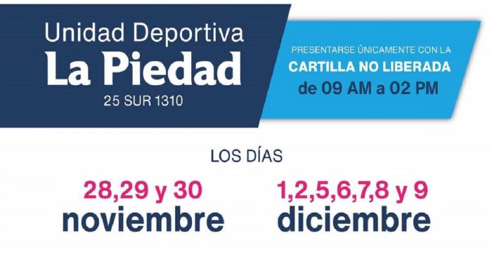 Convocan a j&oacute;venes clase 2004 y remisos para sellar cartilla