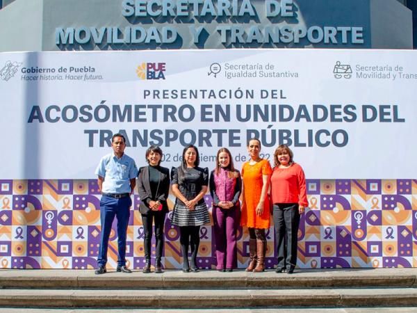 Presentan Movilidad e Igualdad Sustantiva “Acosómetro” en el transporte público