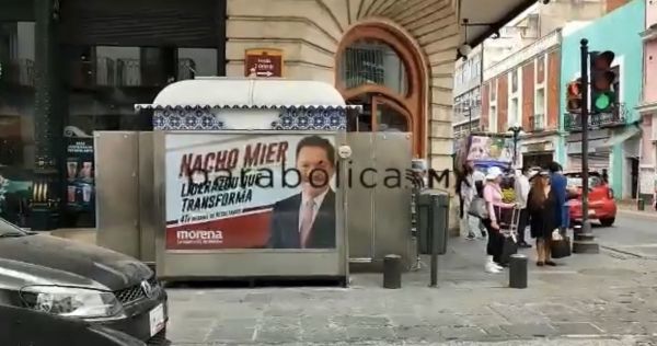 Retiran del Centro Hist&oacute;rico la publicidad pagada de Nacho Mier