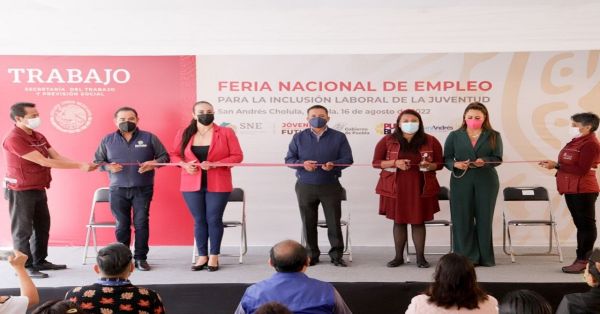 Inauguran Segunda Feria Nacional de Empleo en San Andrés Cholula