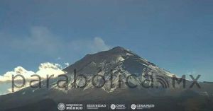 Registra Popocat&eacute;petl 101 exhalaciones en las &uacute;ltimas 24 horas