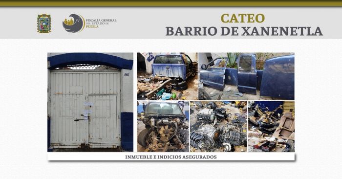Aseguran en Xanenetla un vehículo y motores robados