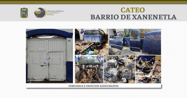Aseguran en Xanenetla un vehículo y motores robados