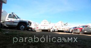 Aseguran 14 pipas a huachigaseros en Calpulalpan, Tlaxcala