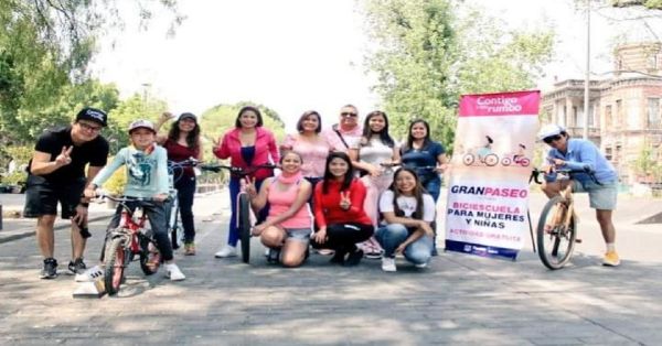 Concluye taller "Biciescuela para mujeres y niñas" en la capital poblana