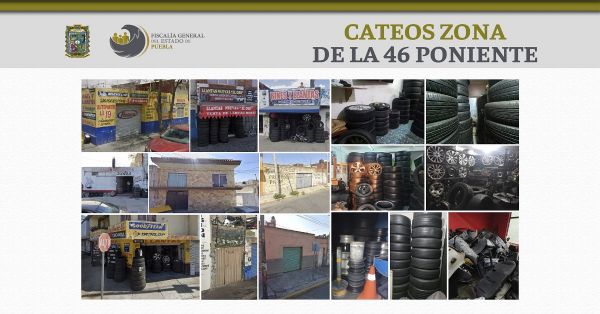Realizan cateo en la 46 Poniente y aseguran autopartes de presunta procedencia ilícita