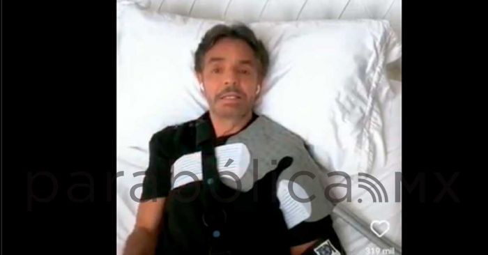 Reaparece Eugenio Derbez tras sufrir accidente