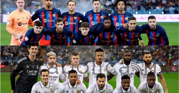 Avanzan Real Madrid y Barcelona a la final de la Supercopa de España