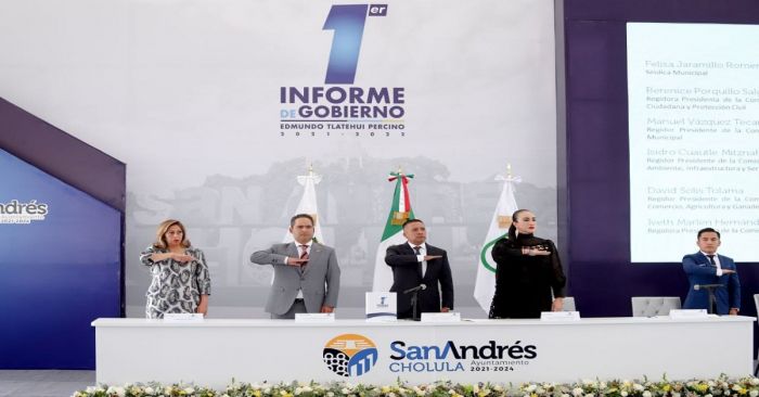 Rinde Mundo Tlatehui Primer Informe de Gobierno