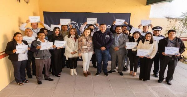 Reconocen labor de elementos de seguridad de San Pedro Cholula