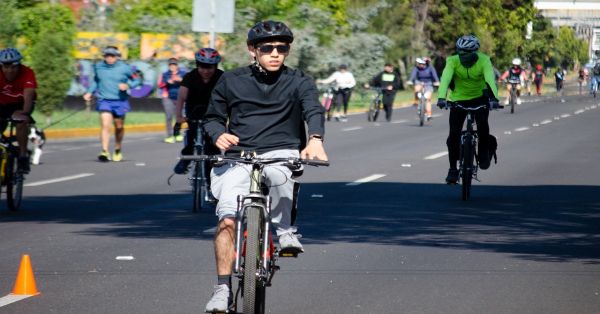 Aprovechan poblanos los cierres viales para la Vía Recreativa