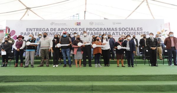 Trabaja gobierno de Puebla con una visión de justicia social para mitigar desigualdad