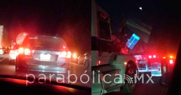 Accidente en Arco Norte colapsa la autopista Puebla - México