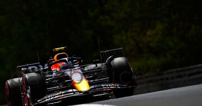 Termina Checo Pérez en sexta posición durante la primera práctica del GP de Hungría