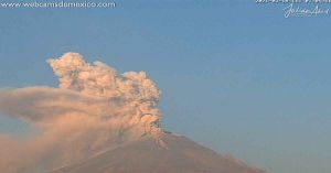 Identifica Cenapred 71 exhalaciones en las últimas horas en el Popocatépetl