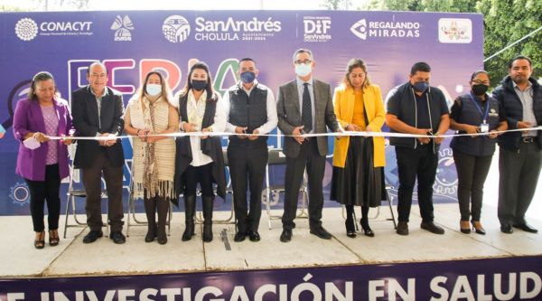 Realizan San Andrés Cholula e INAOE la Feria de Investigación en Salud