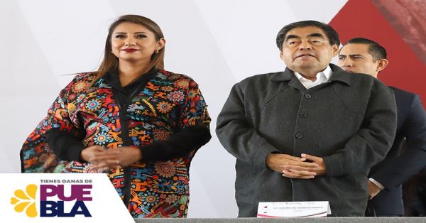 Asiste MBH al Primer Informe de Gobierno de la presidenta municipal de Huejotzingo
