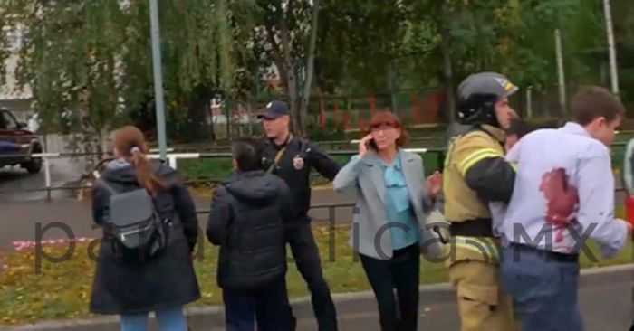 Deja al menos 13 muertos tiroteo en escuela rusa