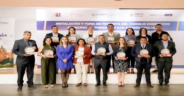 Rinden protesta integrantes del Consejo Consultivo Municipal De Turismo de San Andrés Cholula