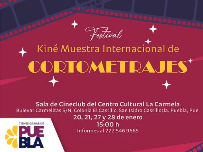 Proyectará Cultura muestra internacional de cortometrajes en “La Carmela”