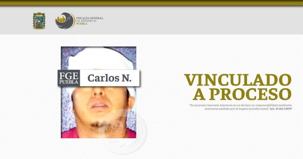 Vinculan a proceso a Carlos N. por disparar contra dos hombres en Tehuacán