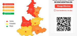 Puebla y Zacatlán, en semáforo rojo de riesgo máximo por Covid-19: Admon