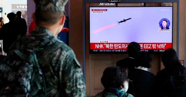 Lanza Corea del Norte misiles cerca de Japón y Surcorea