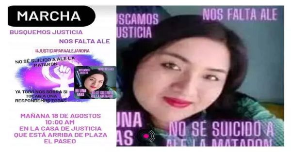 Exigen justicia por la muerte de Alejandra en Tehuacán