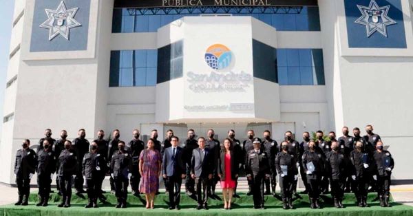 Incorpora Mundo Tlatehui a 30 nuevos policías a Seguridad Pública de San Andrés Cholula