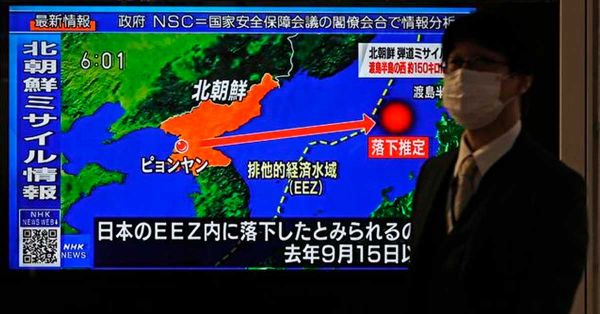 Alerta Japón a sus ciudadanos tras el lanzamiento de un misil norcoreano