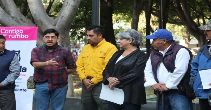 Equipa y capacita ayuntamiento a ejidatarios para el combate de incendios forestales