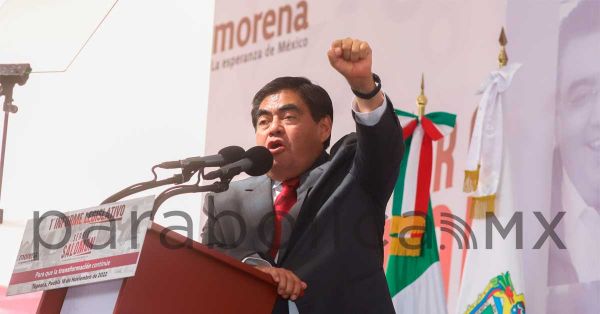 Pospone Barbosa marcha en defensa de la 4T en Puebla para el 4 de diciembre