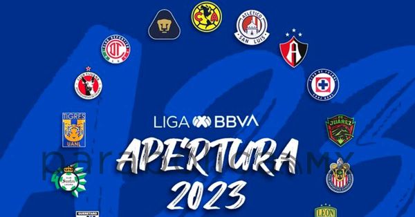 Presentan calendario del Apertura 2023 de la Liga MX