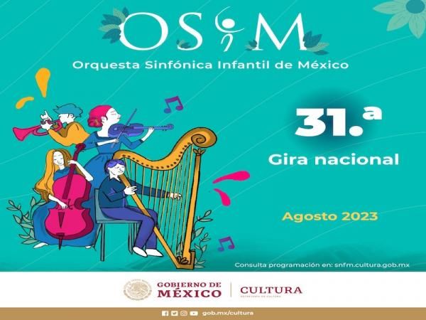 La Orquesta Sinfónica Infantil de México celebrará su 31.ª gira nacional en el San Pedro Museo de Arte de Puebla