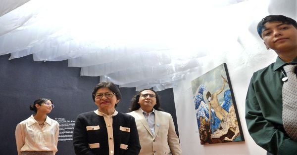 Inauguran en la BUAP exposici&oacute;n &ldquo;El oleaje, las formas del arte&rdquo;