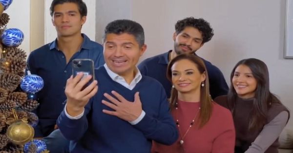 Envía Eduardo Rivera emotivo mensaje de Navidad y Año Nuevo