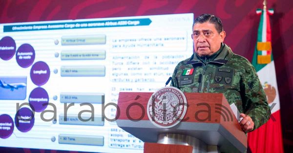 Abre Gobierno de México centro de acopio en Santa Lucía para los damnificados de Turquía
