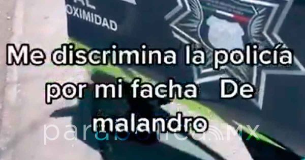 Denuncia tiktoker discriminaci&oacute;n de la Polic&iacute;a Municipal de Puebla