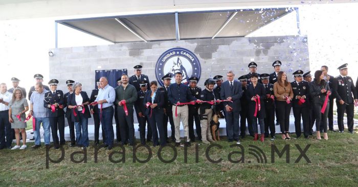 Estrenan Unidad Canina K9 en Puebla capital