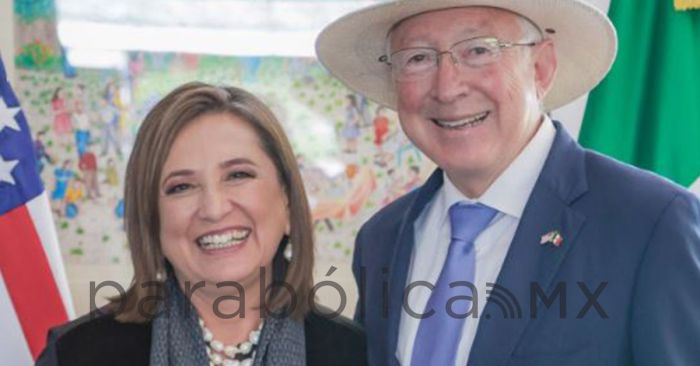 Sostiene Ken Salazar encuentro con Xóchitl Gálvez y Claudia Sheinbaum