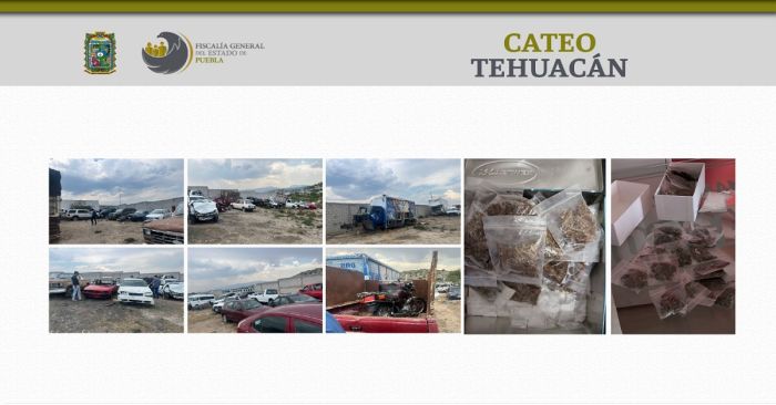 Localizan bodega en Tehuacán con vehículos robados
