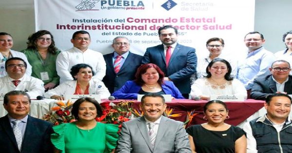 Encabeza gobierno estatal instalación de Comando Estatal Interinstitucional del Sector Salud