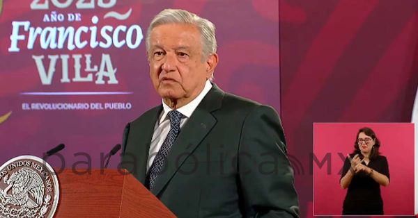 Acusa López Obrador que un grupo político tiene el control del agua en Chihuahua