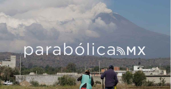 Reportan más de mil 400 minutos de tremor en el Popocatépetl