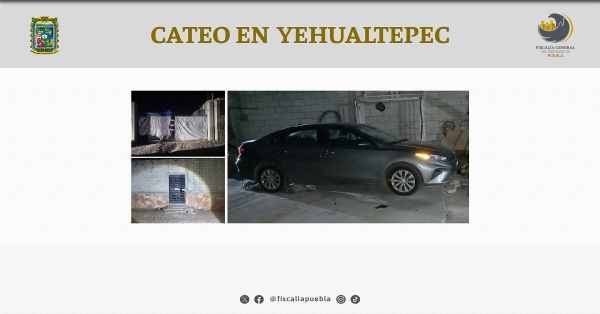 Recuperan en Puebla vehículo robado en Guerrero